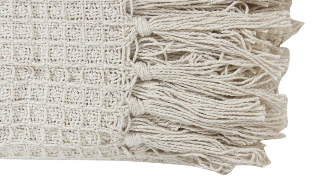 Honeycomb Cotton Throw