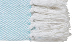 Herringbone Striped Cotton Throws