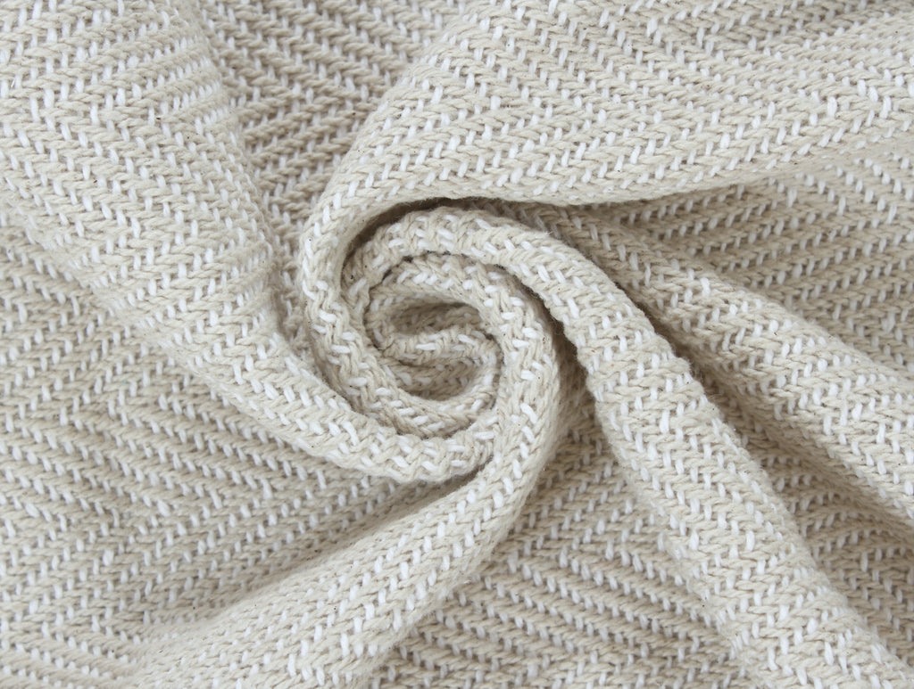Herringbone Striped Cotton Throws
