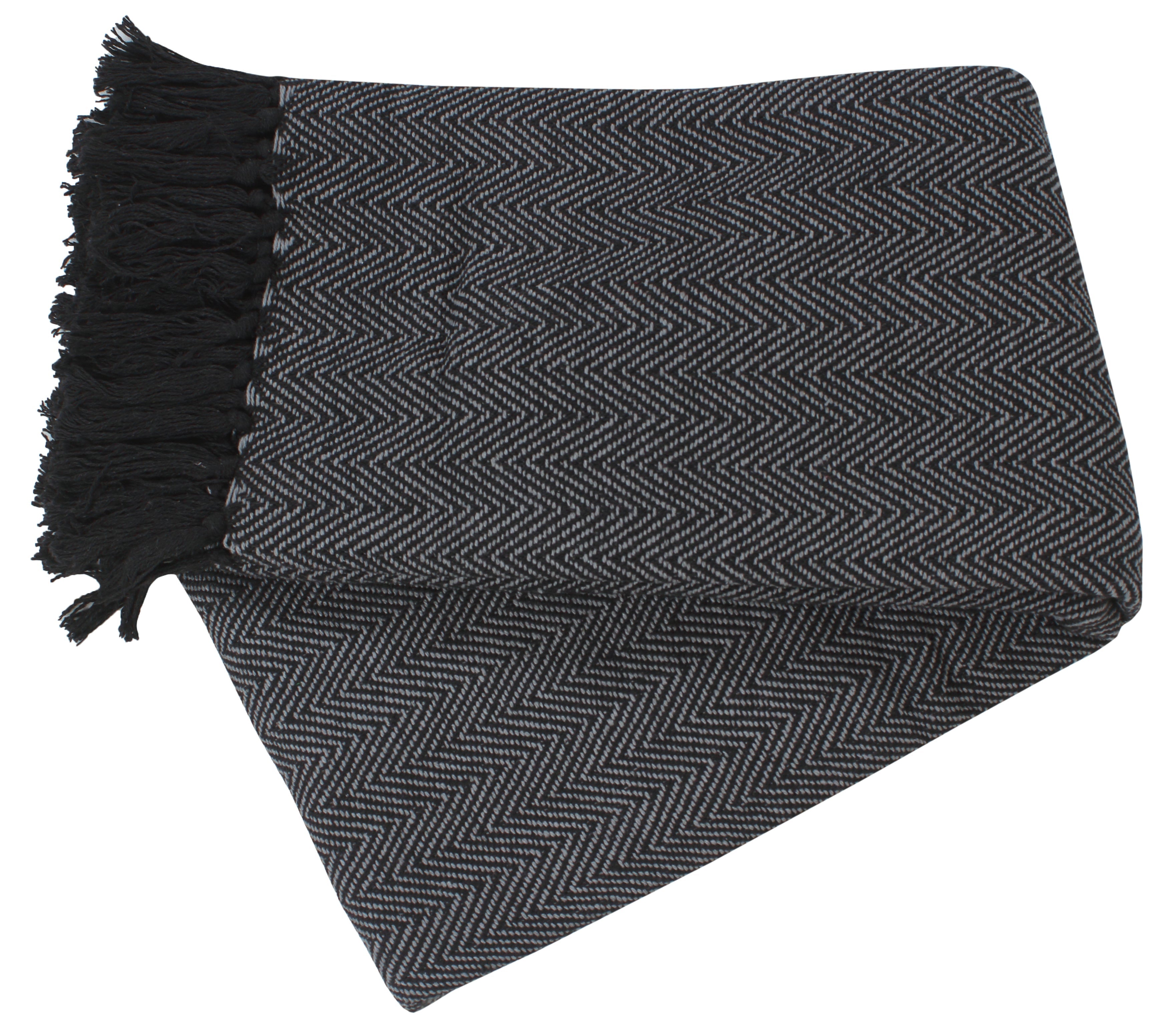 Herringbone Striped Cotton Throws