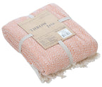 Herringbone Striped Cotton Throws