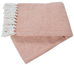 Herringbone Striped Cotton Throws