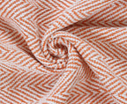 Herringbone Striped Cotton Throws