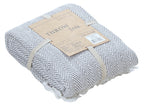Herringbone Striped Cotton Throws