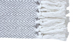 Herringbone Striped Cotton Throws