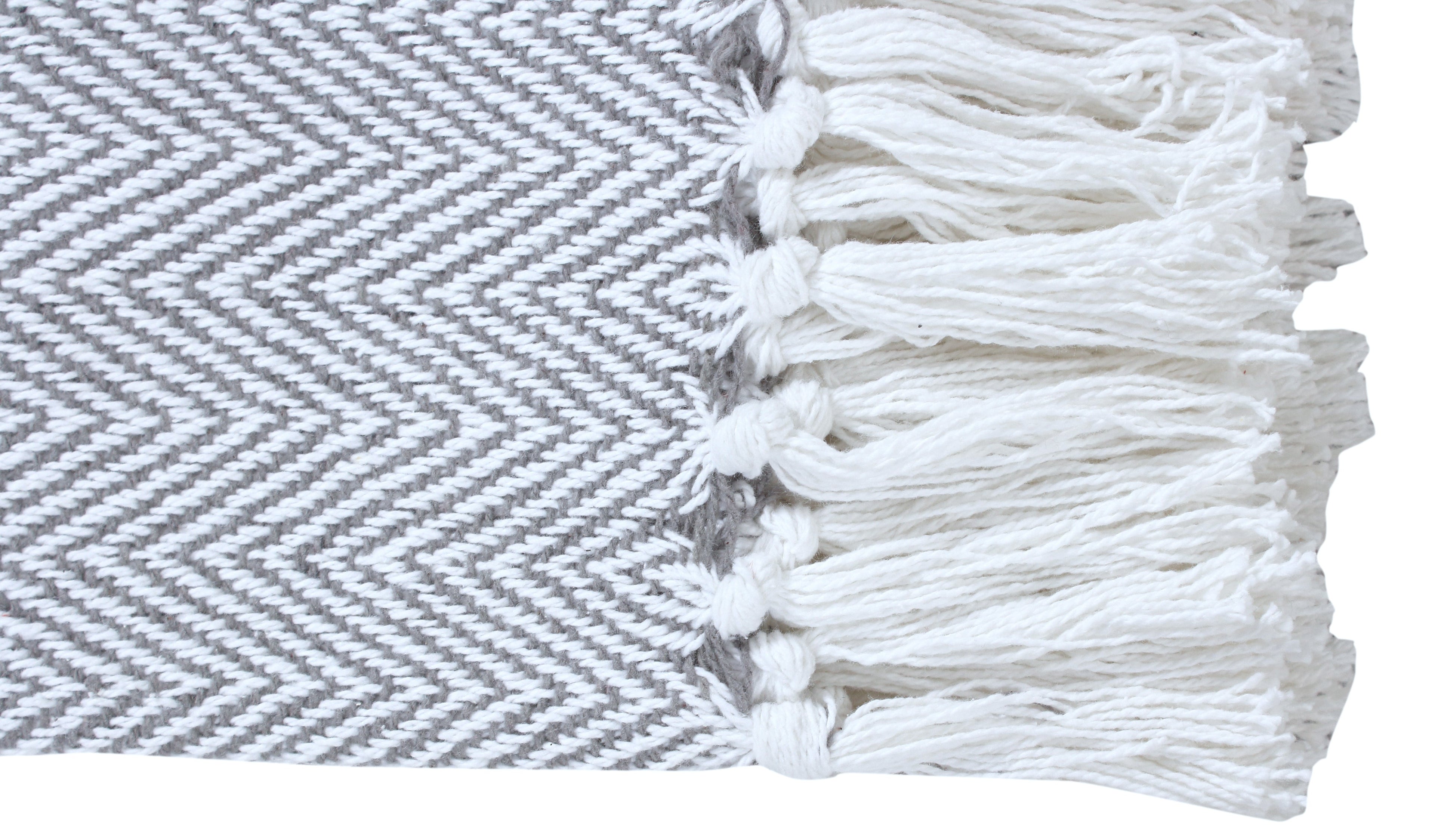 Herringbone Striped Cotton Throws