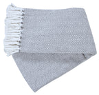 Herringbone Striped Cotton Throws