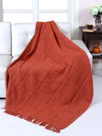 Chenille Basket Weave Throw