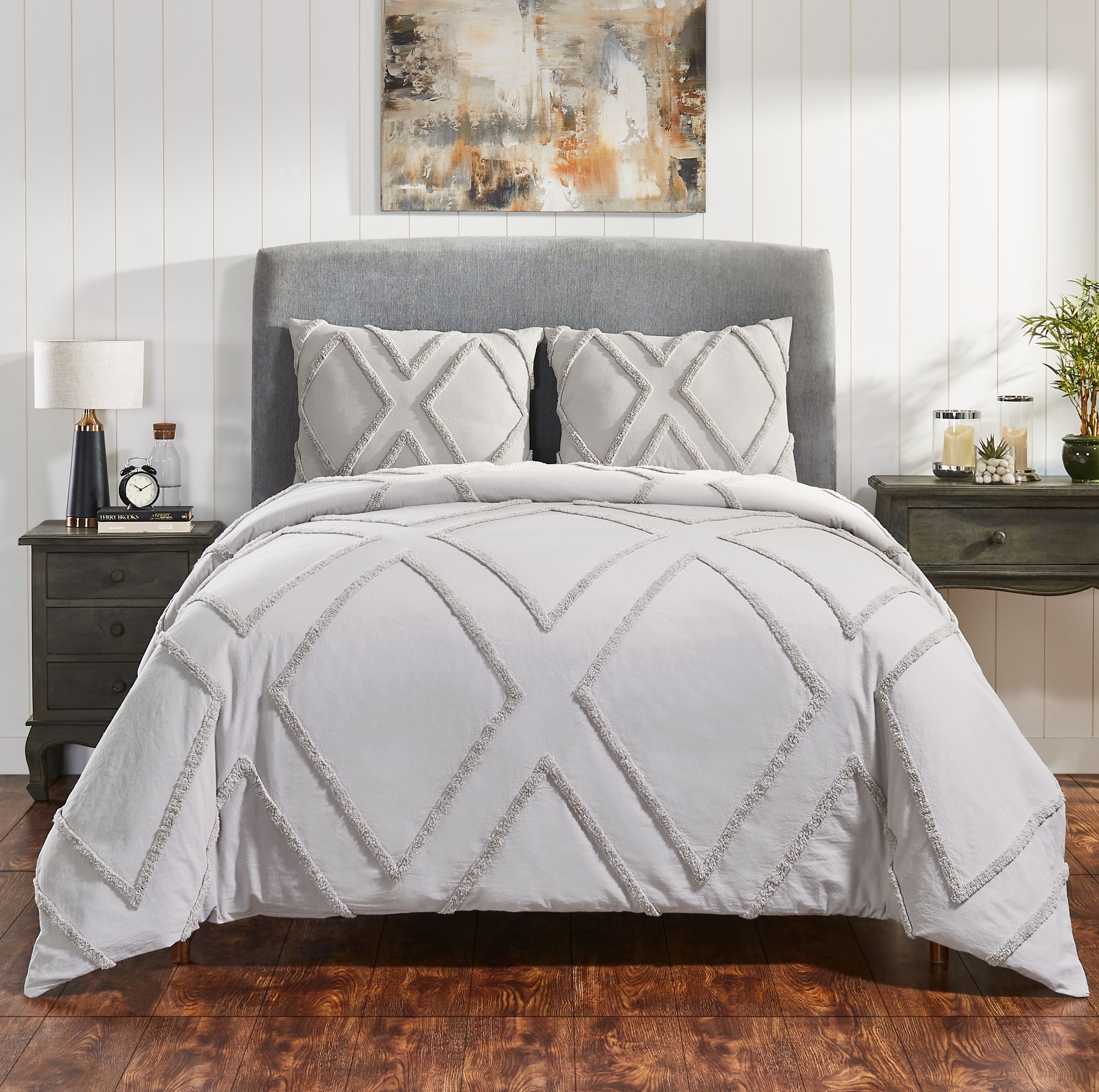 Arizona Tufted Cotton Duvet Cover Set