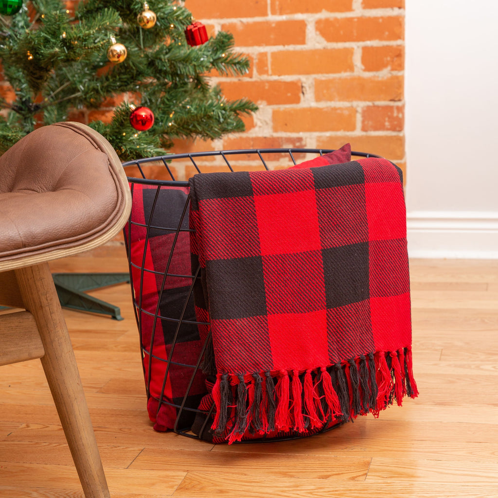 Buffalo Check Cotton Throw