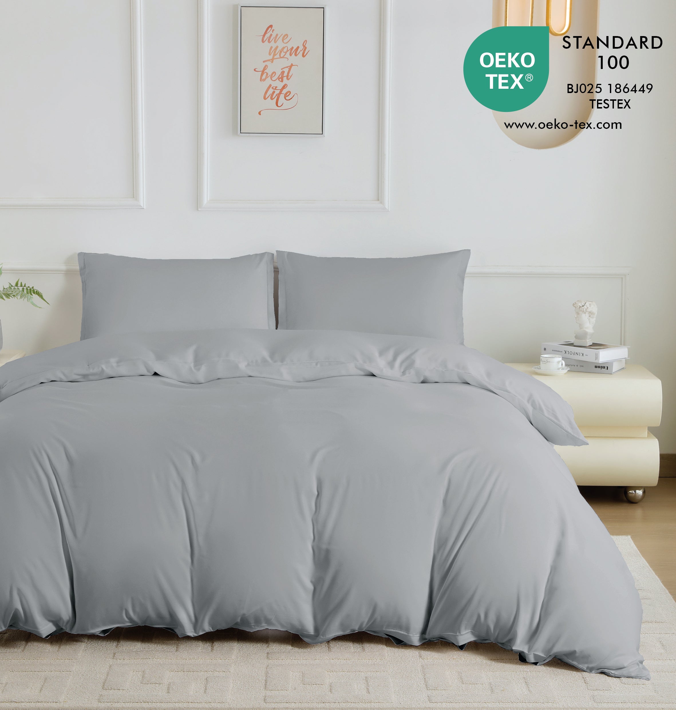 Metro Bamboo Duvet Cover Set