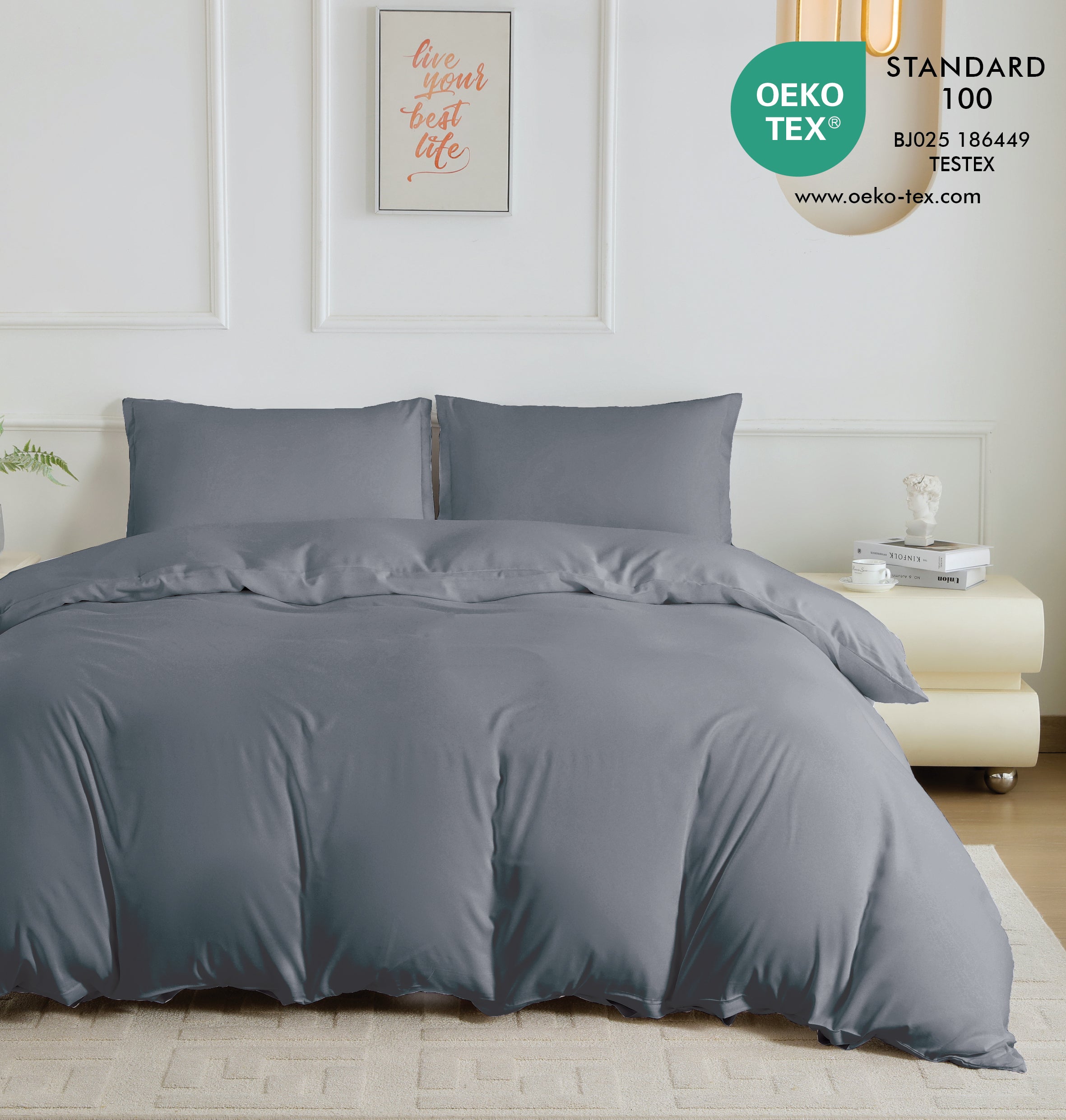Metro Bamboo Duvet Cover Set