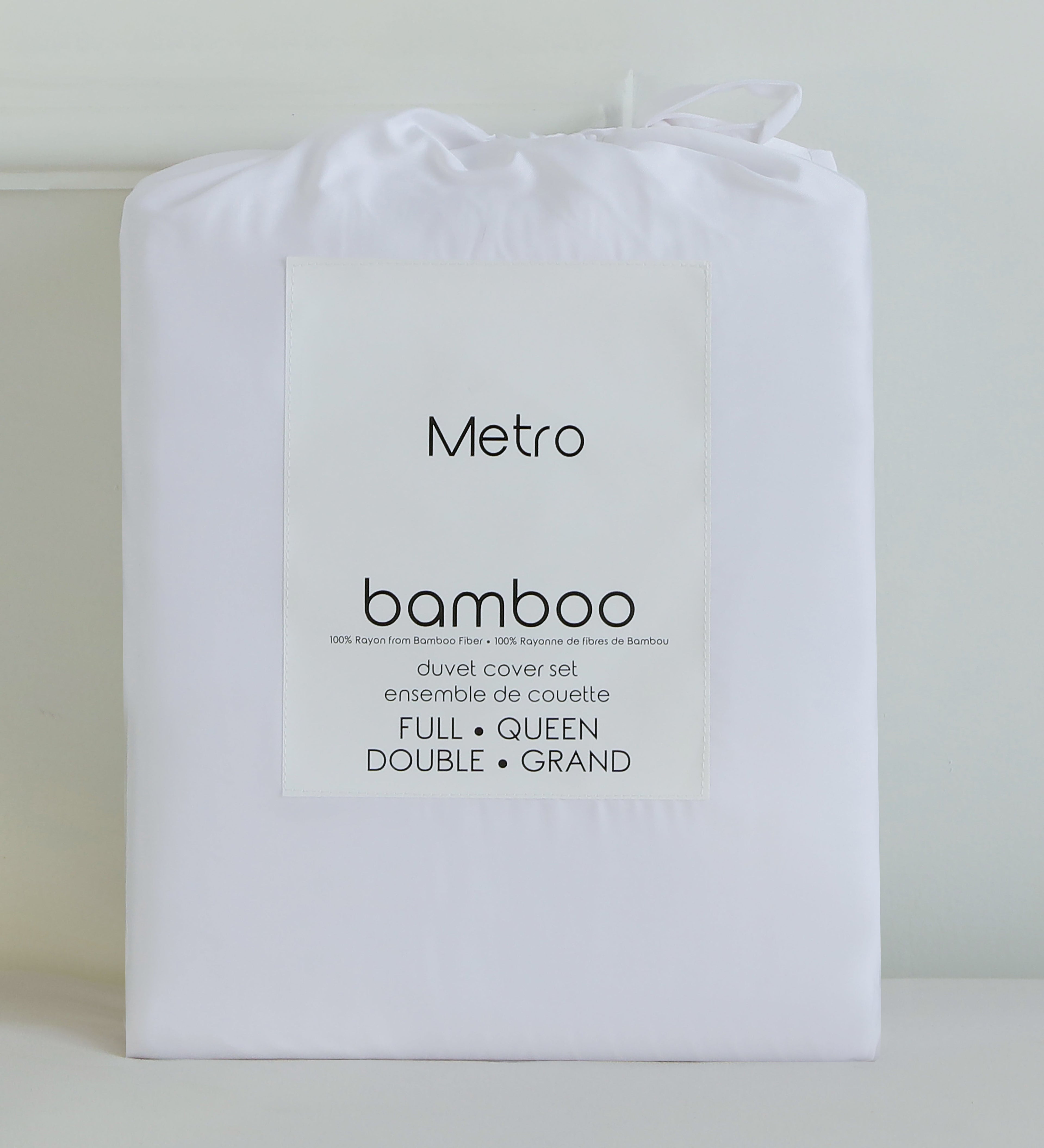Metro Bamboo Duvet Cover Set