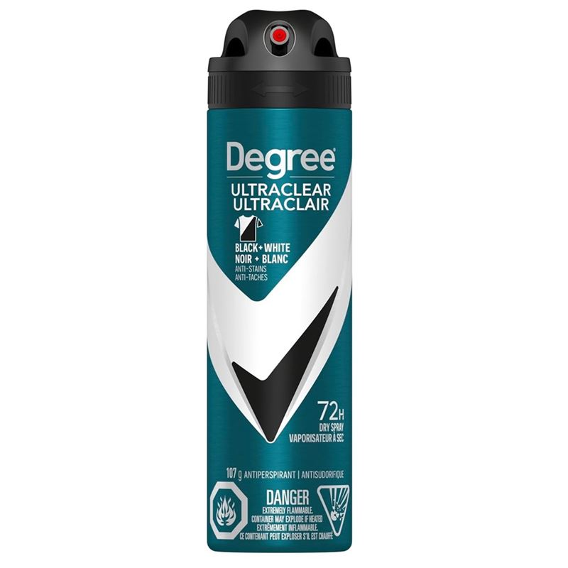 DEGREE MEN ULTRACLEAR ANTIPERSPIRANT SPRAYS