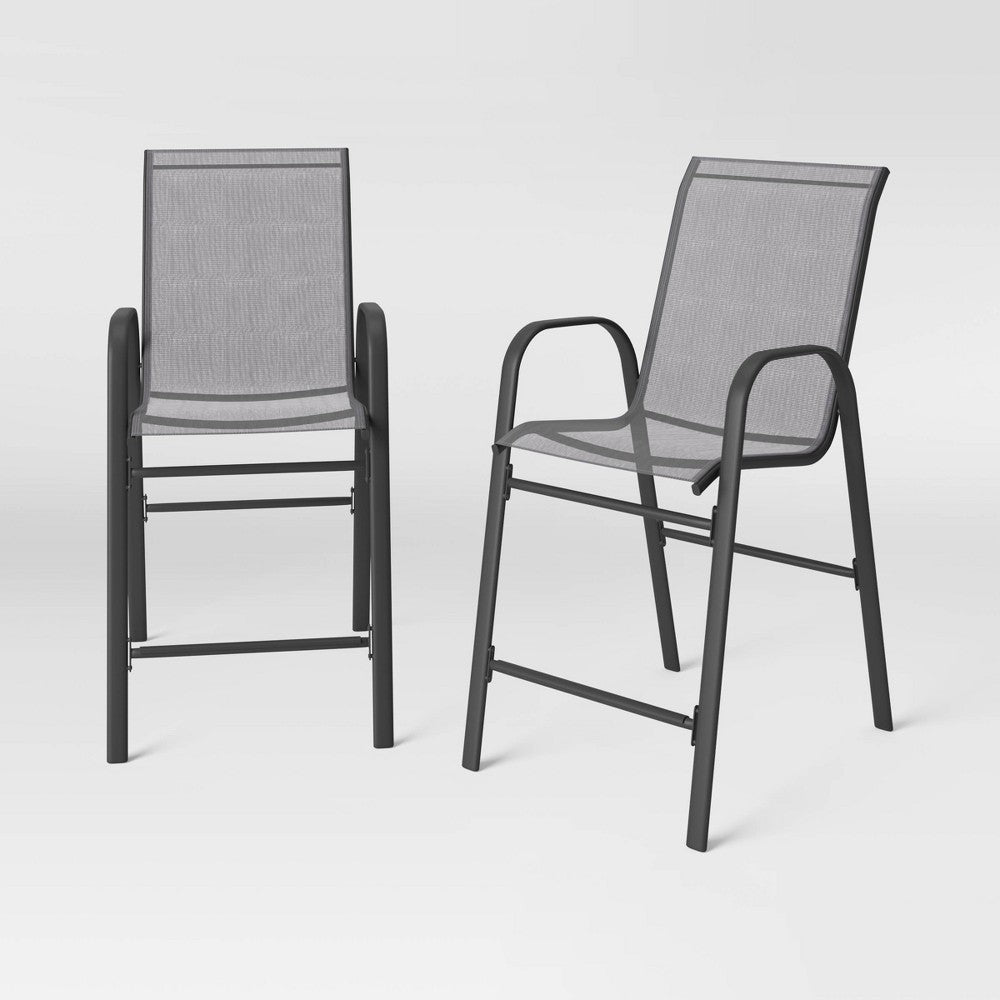 2pk Patio Bar Chairs, Outdoor Furniture - Room Essentials