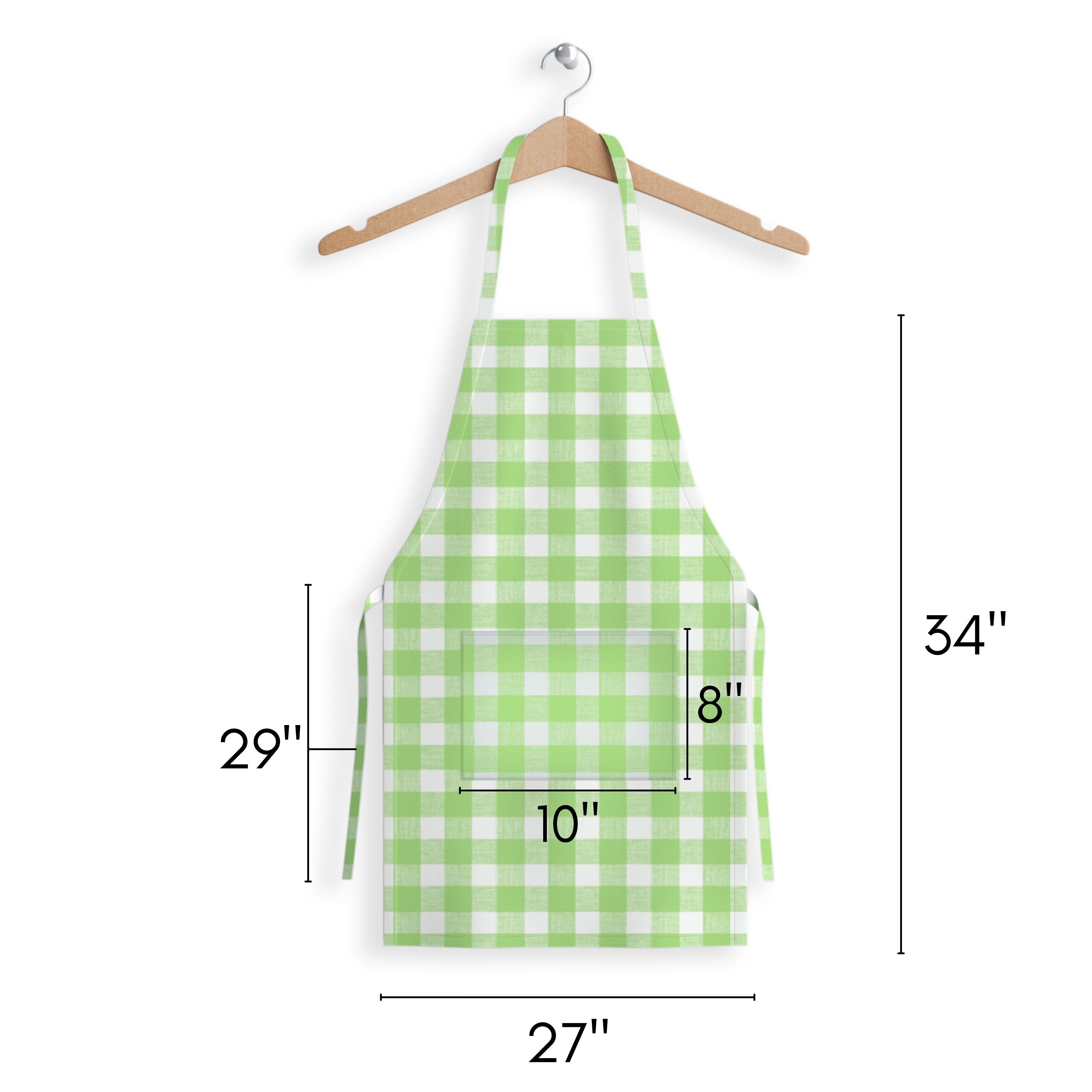 Country Check Cotton Apron