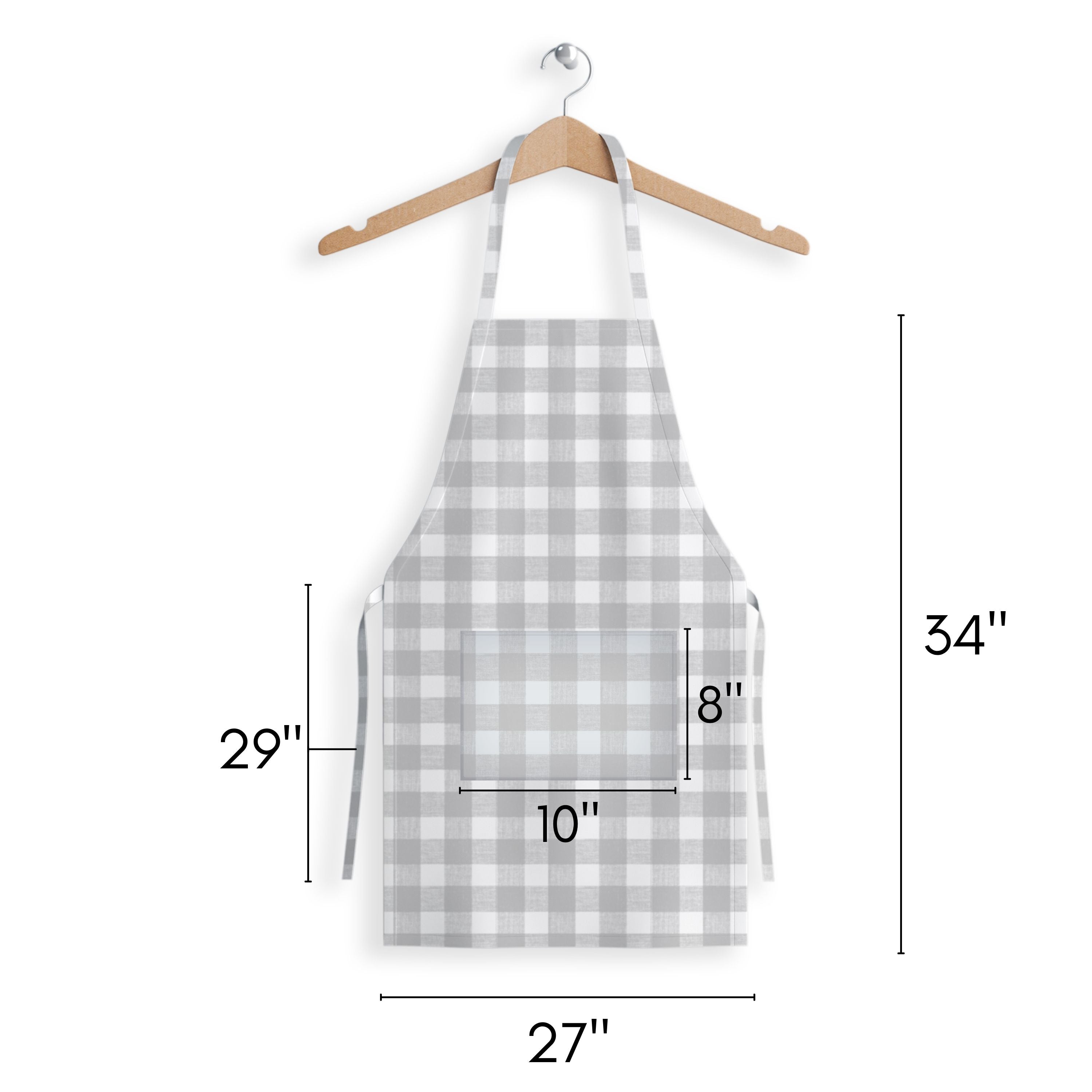 Country Check Cotton Apron