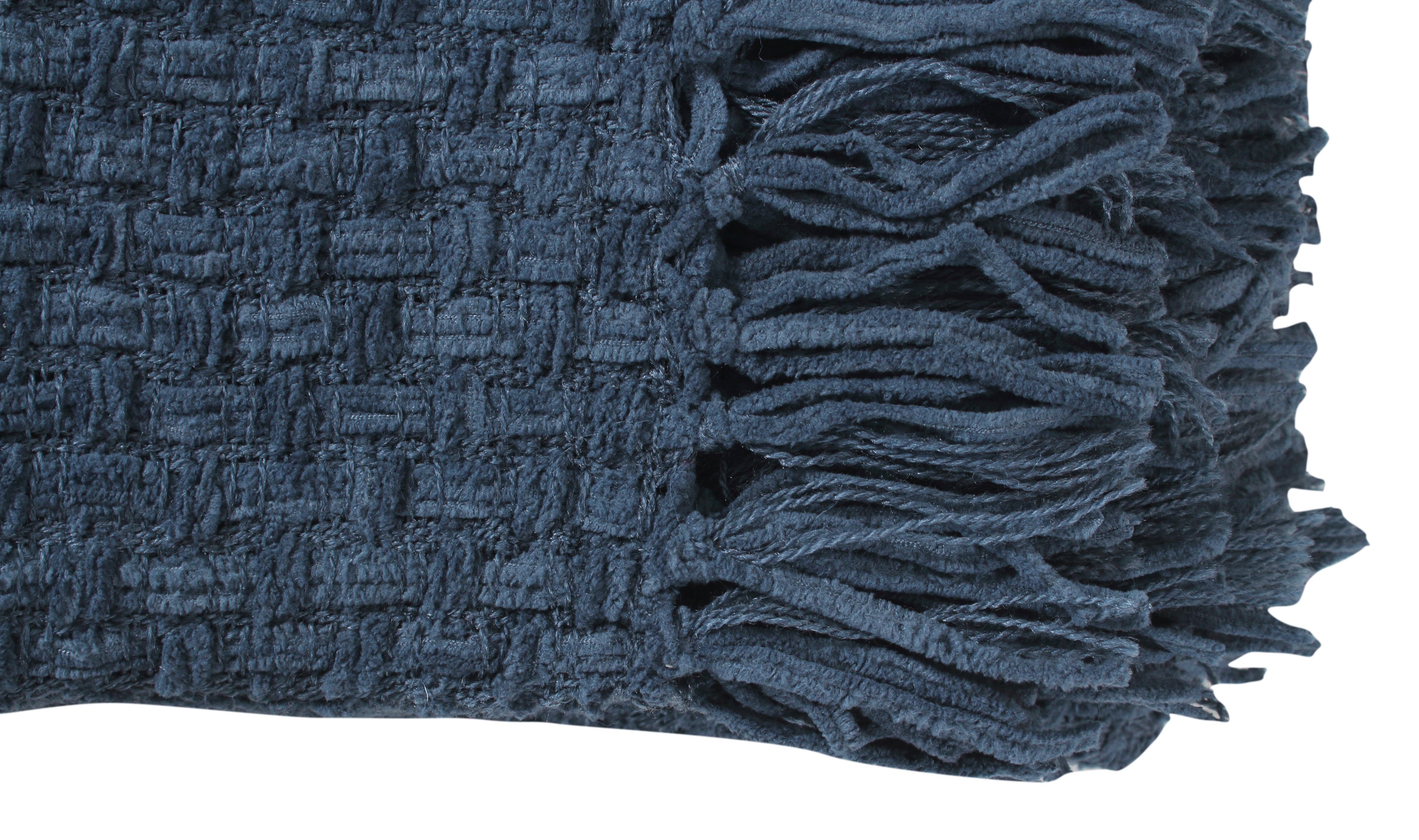 Chenille Basket Weave Throw