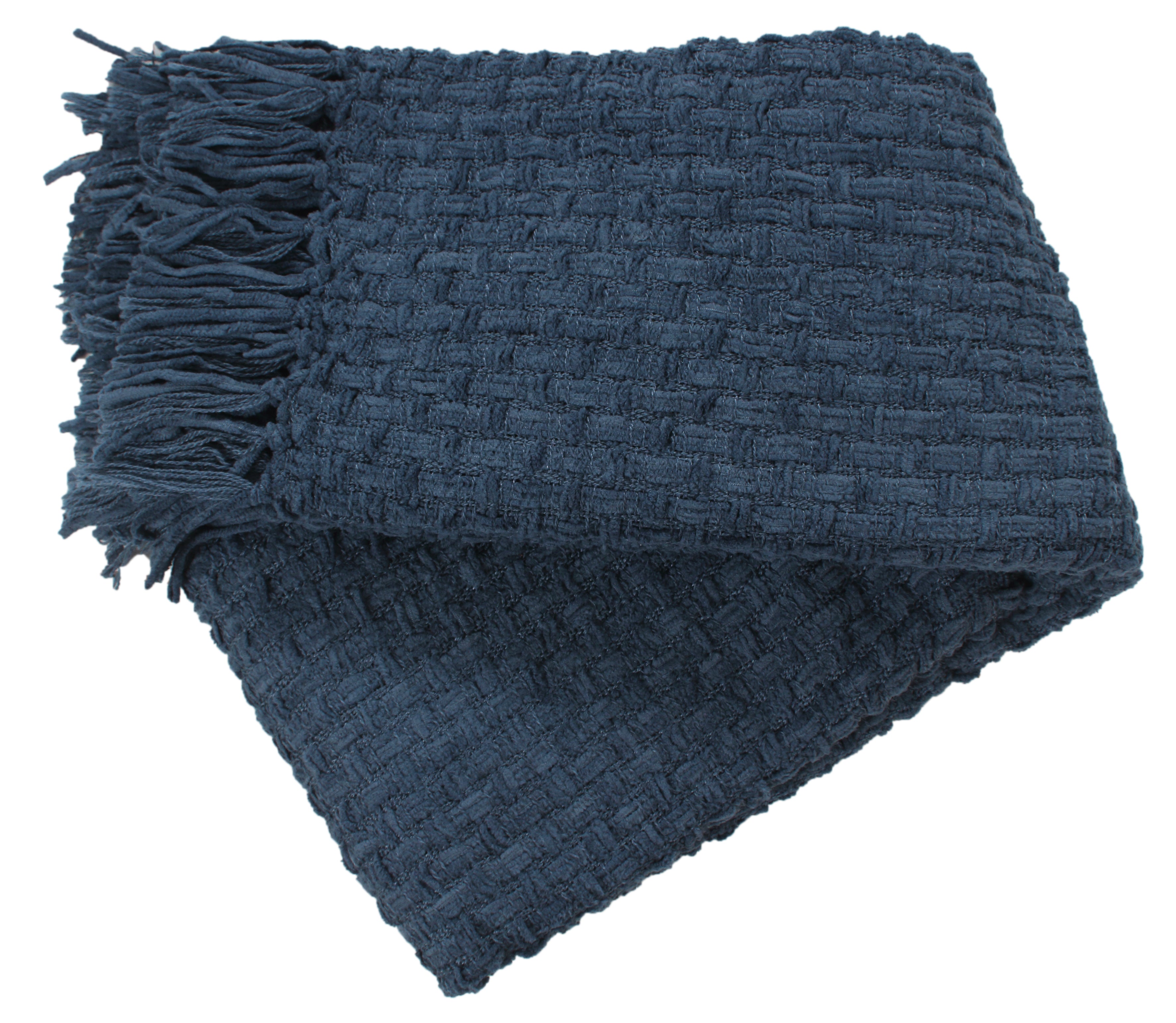 Chenille Basket Weave Throw