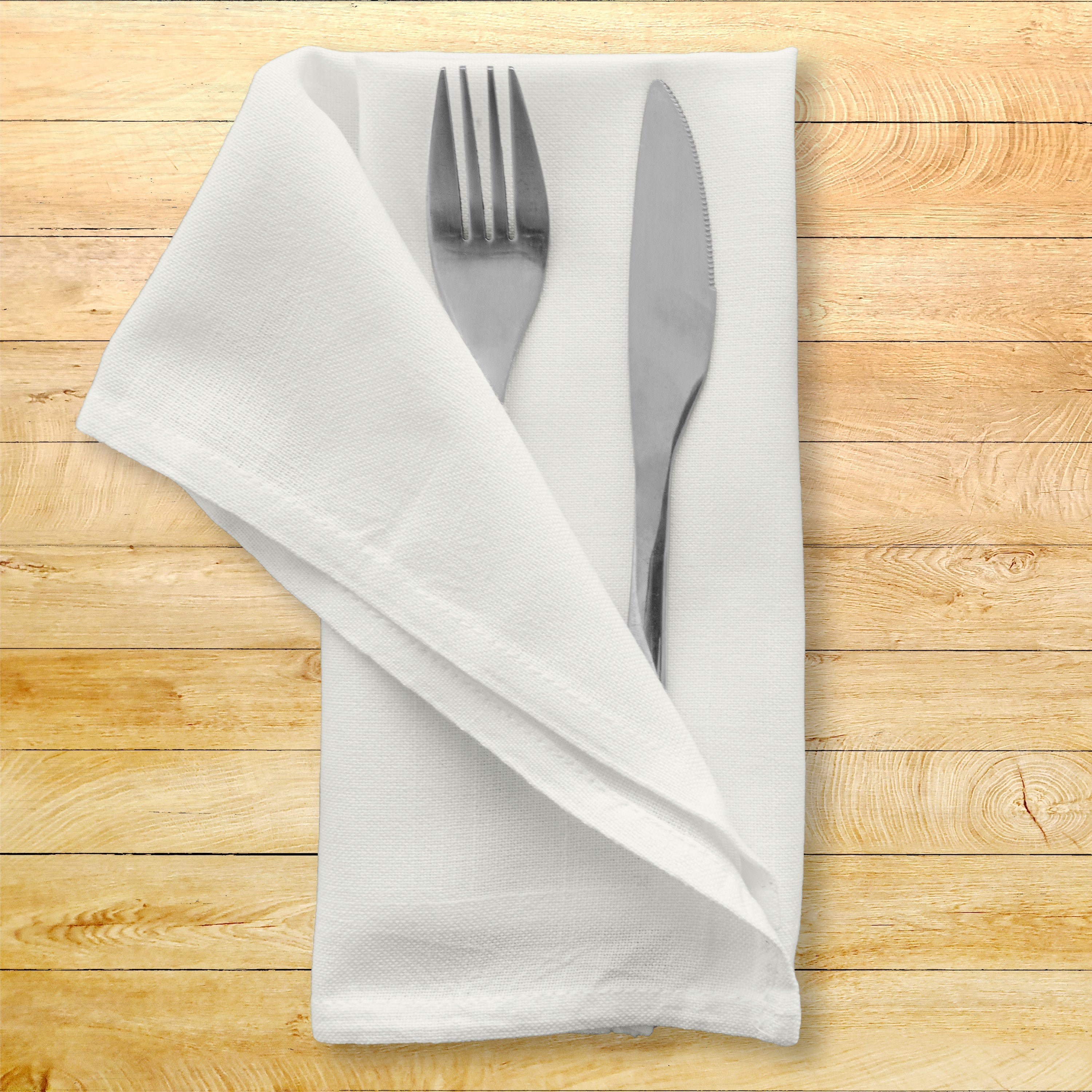 Hotel Napkins Set Of 4 White (20"X20")