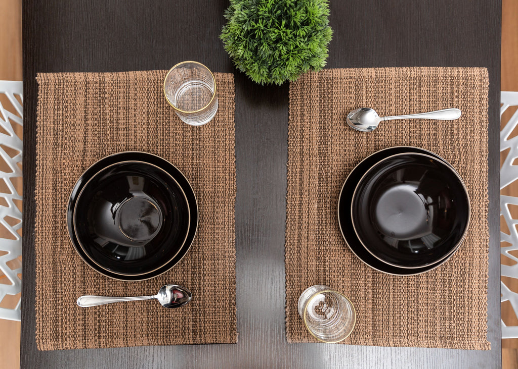 Casual Classic Cotton Placemats - Set of 4/set of 6