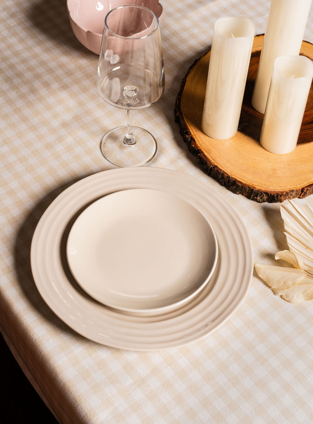 GINGHAM CHECK-TABLE CLOTH