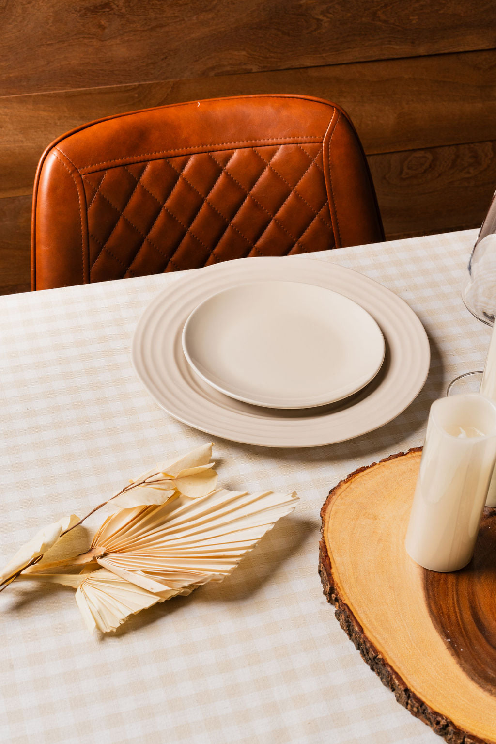 GINGHAM CHECK-TABLE CLOTH