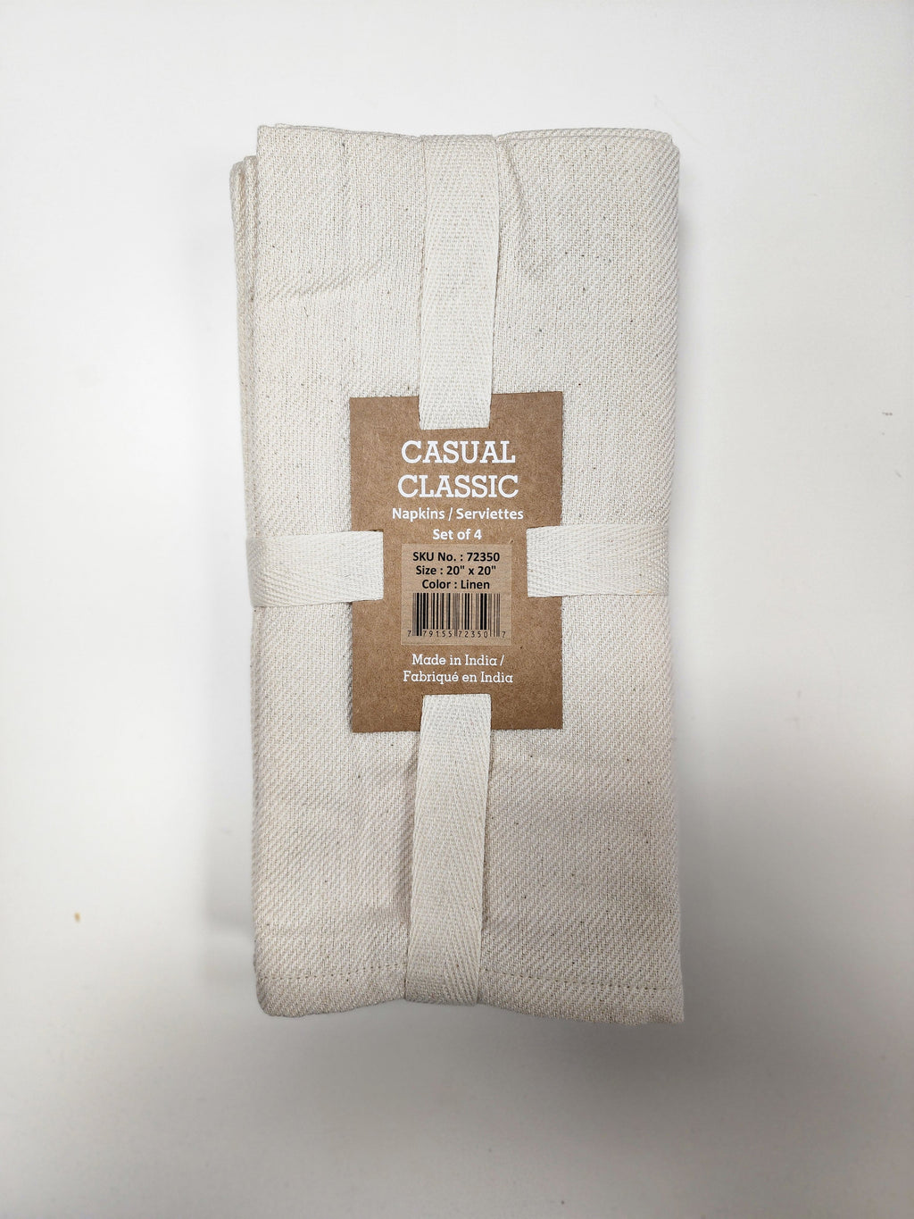 Casual Classic Cotton Napkins - Set of 4