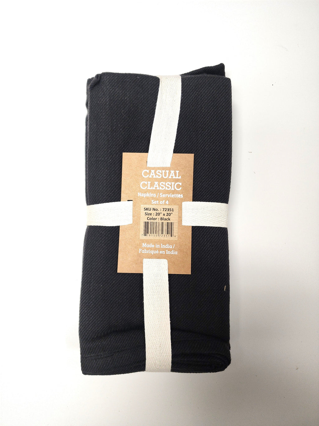 Casual Classic Cotton Napkins - Set of 4