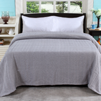 Herringbone Stripe Cotton Blanket