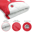 SILICON PRINT OVEN MITT-PAIR