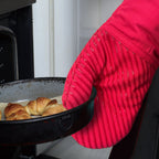 SILICON PRINT OVEN MITT-PAIR