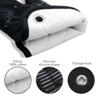 SILICON PRINT OVEN MITT-PAIR
