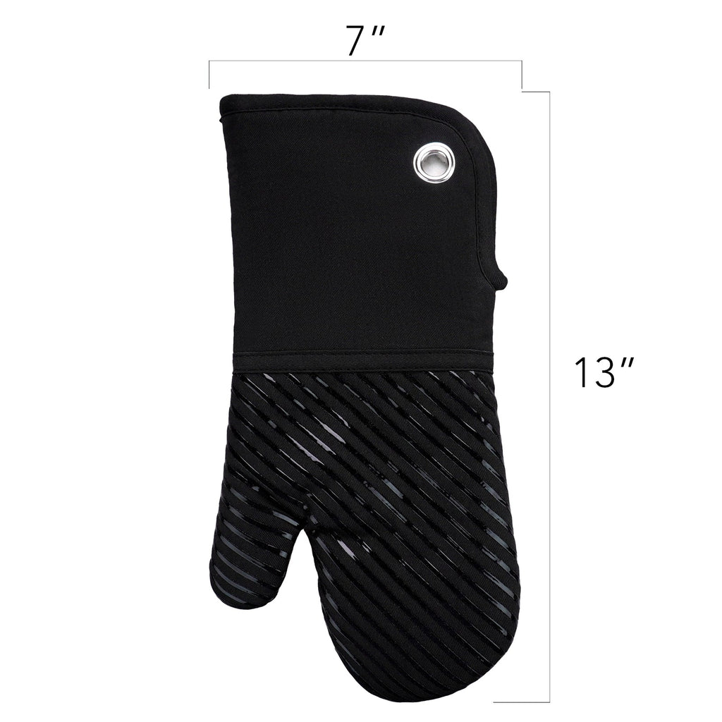 SILICON PRINT OVEN MITT-PAIR