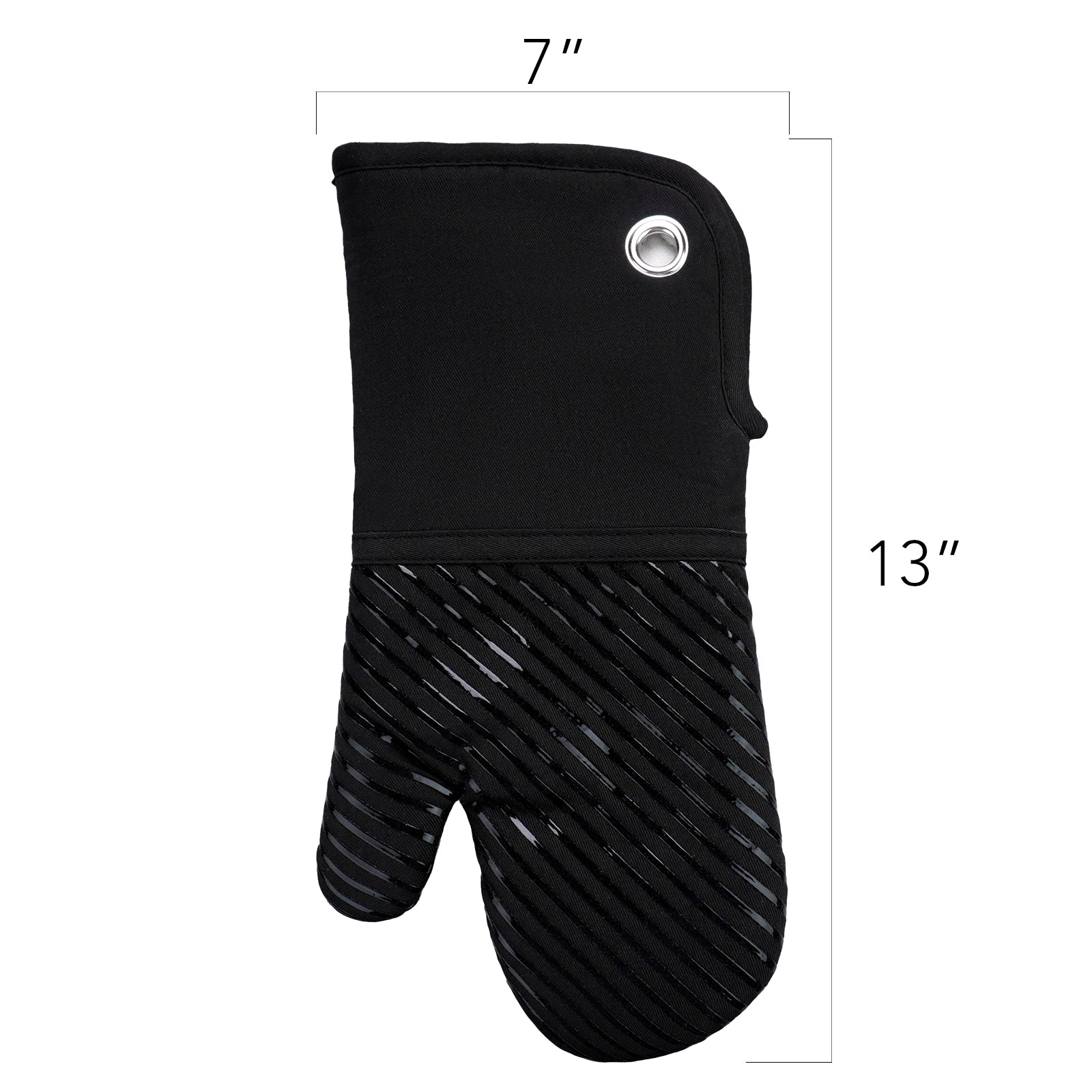 SILICON PRINT OVEN MITT-PAIR
