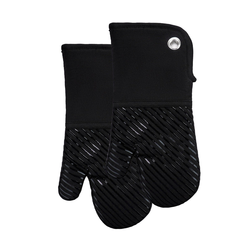 SILICON PRINT OVEN MITT-PAIR