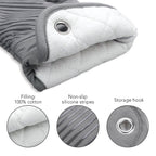 SILICON PRINT OVEN MITT-PAIR