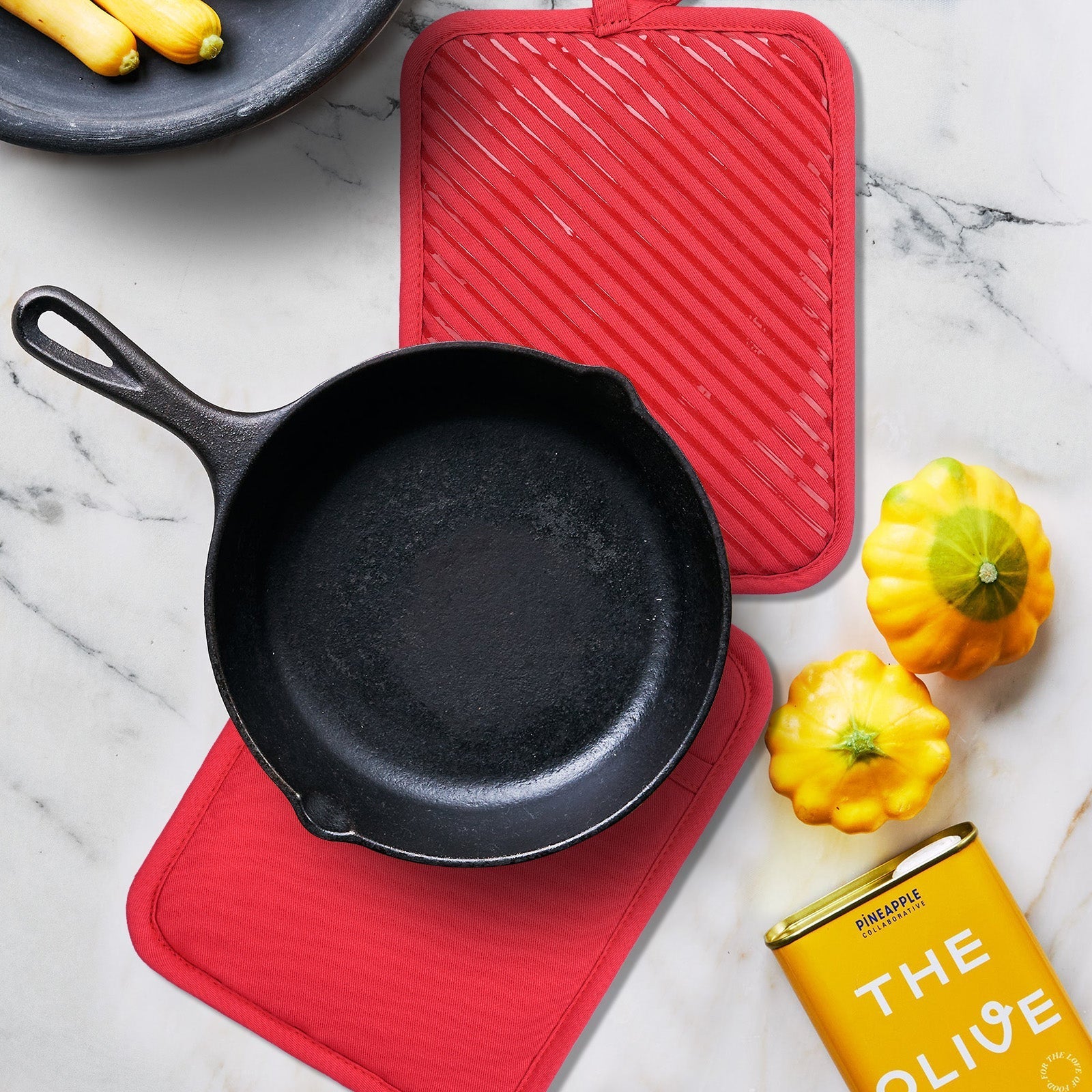 SILICON PRINT POT HOLDER-PAIR