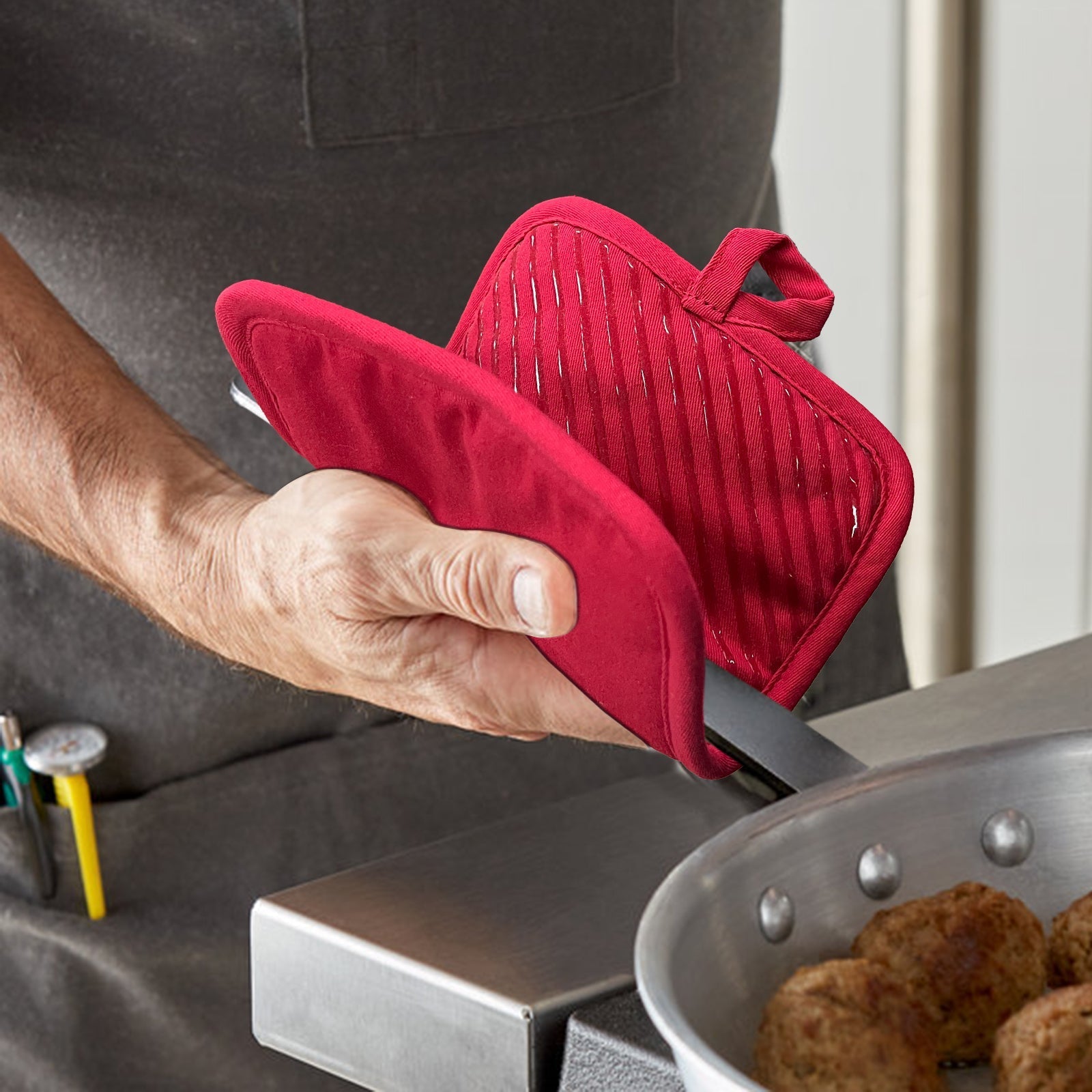 SILICON PRINT POT HOLDER-PAIR