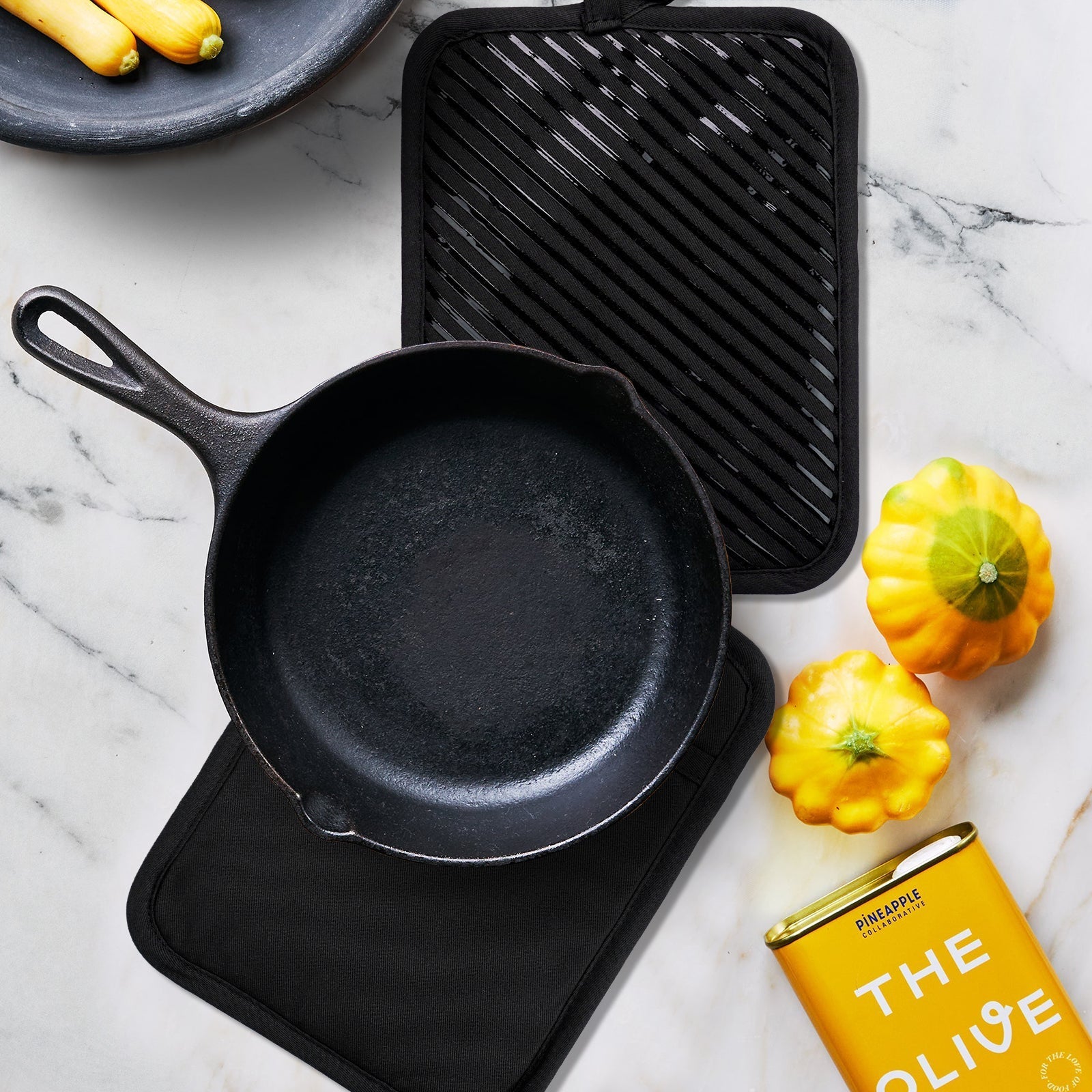 SILICON PRINT POT HOLDER-PAIR