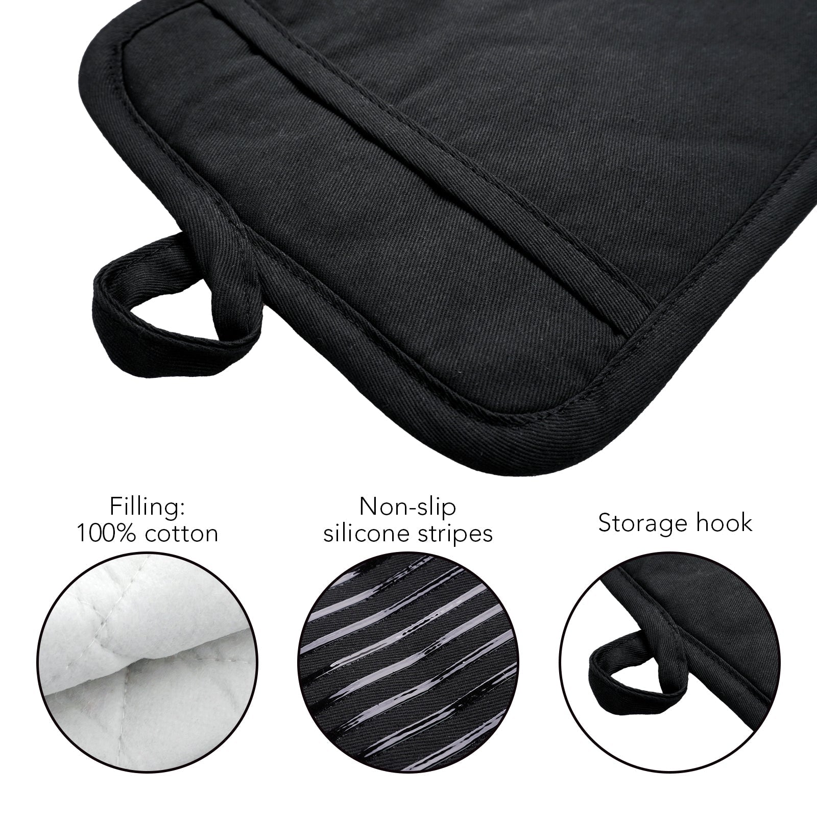 SILICON PRINT POT HOLDER-PAIR