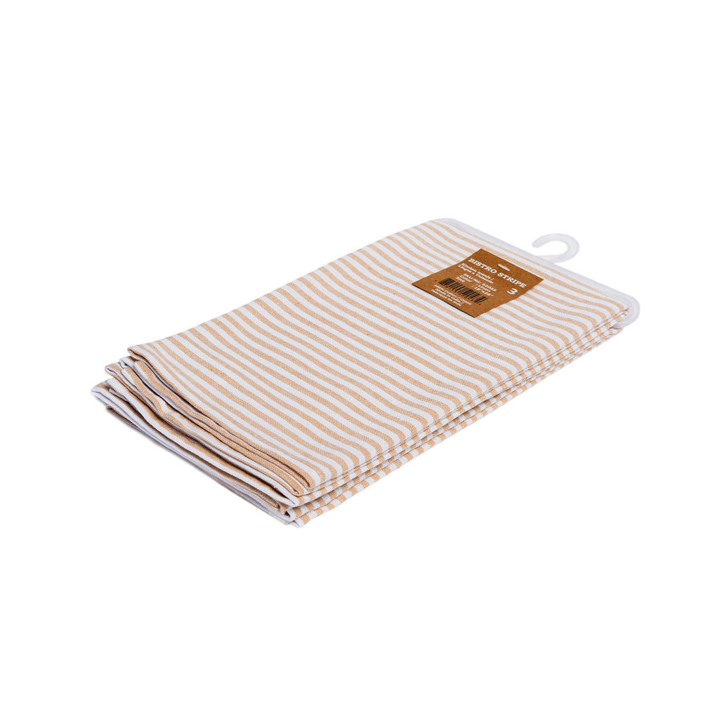BISTRO STRIPE-KITCHEN TOWEL-SET OF 3