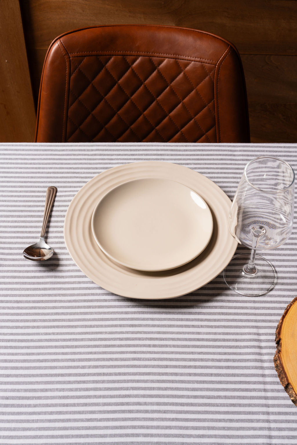 BISTRO STRIPE-TABLE CLOTH