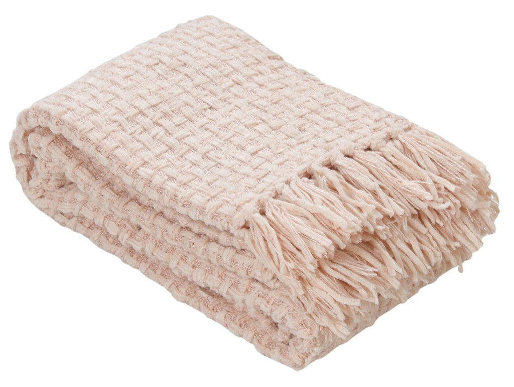 Chenille Basket Weave Throw