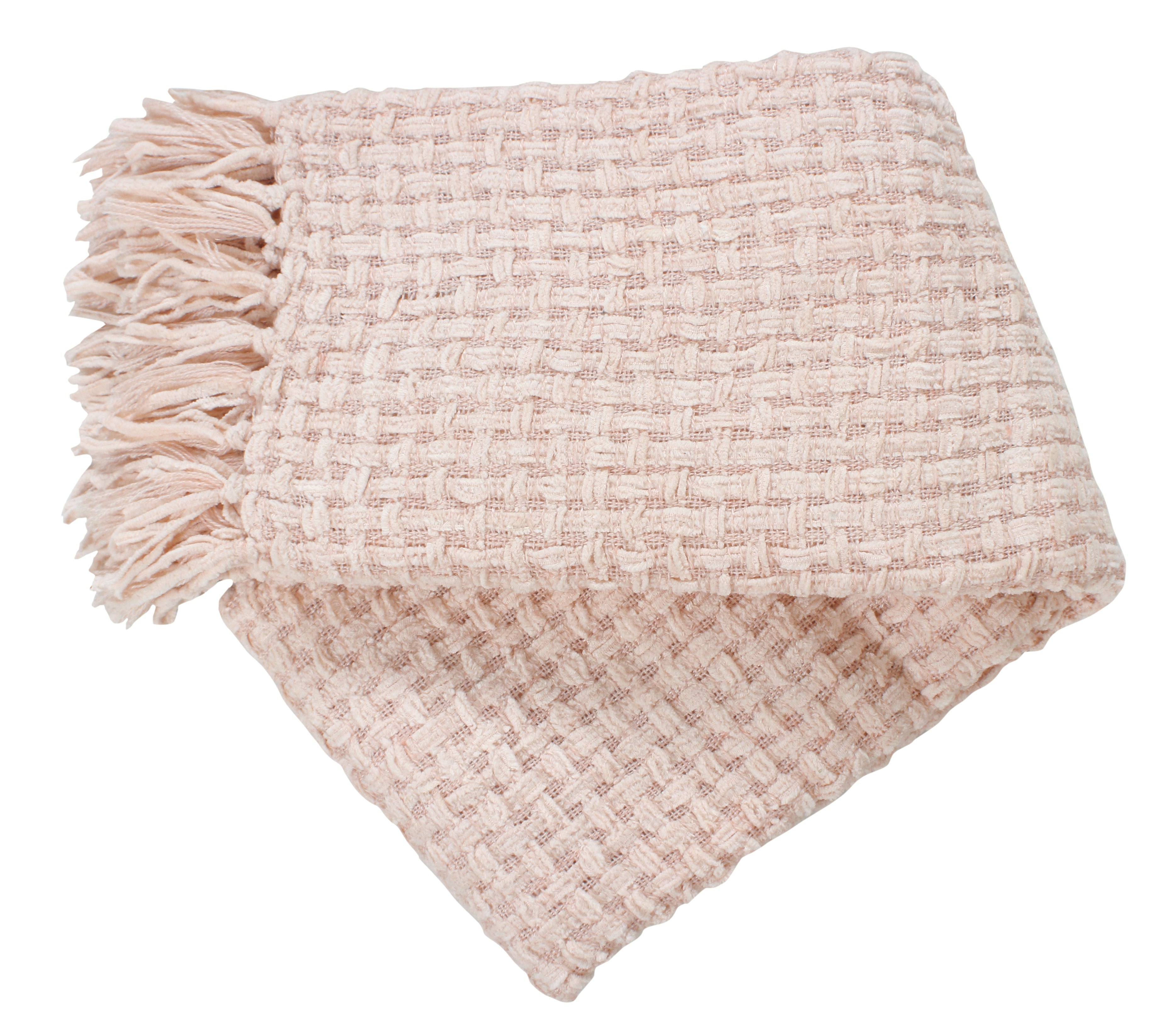 Chenille Basket Weave Throw