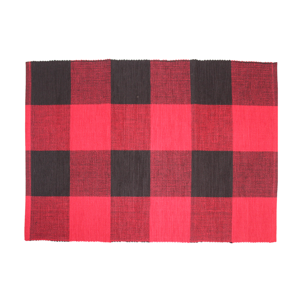 Buffalo Check Cotton Placemats- Set of 4