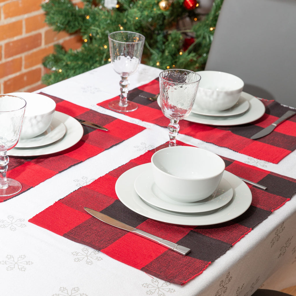 Buffalo Check Cotton Placemats- Set of 4