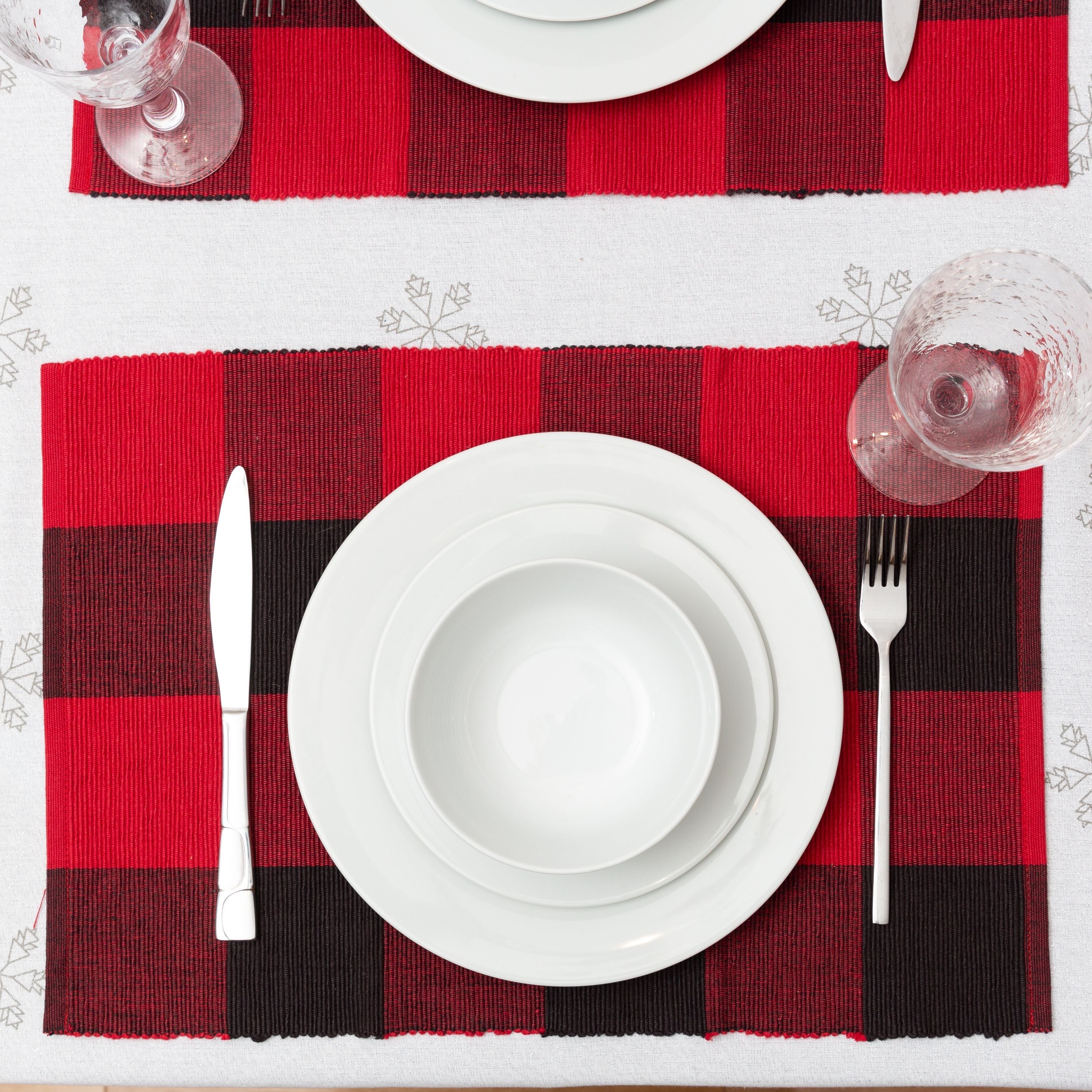 Buffalo Check Cotton Placemats- Set of 4