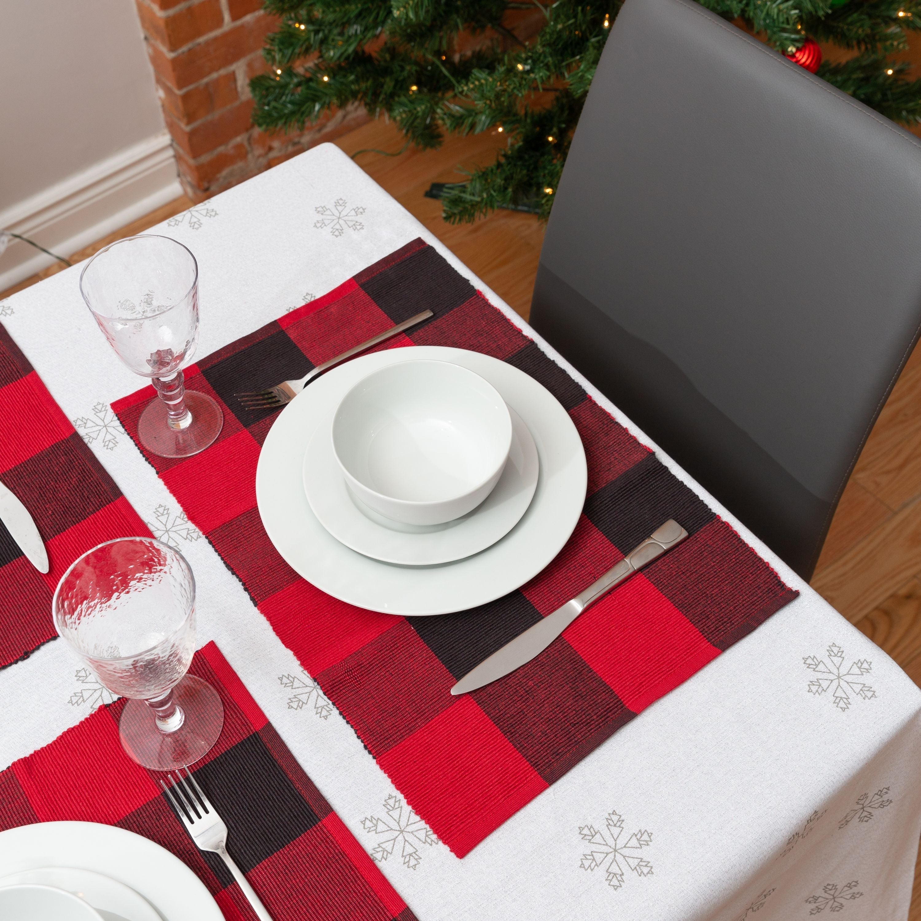 Buffalo Check Cotton Placemats- Set of 4