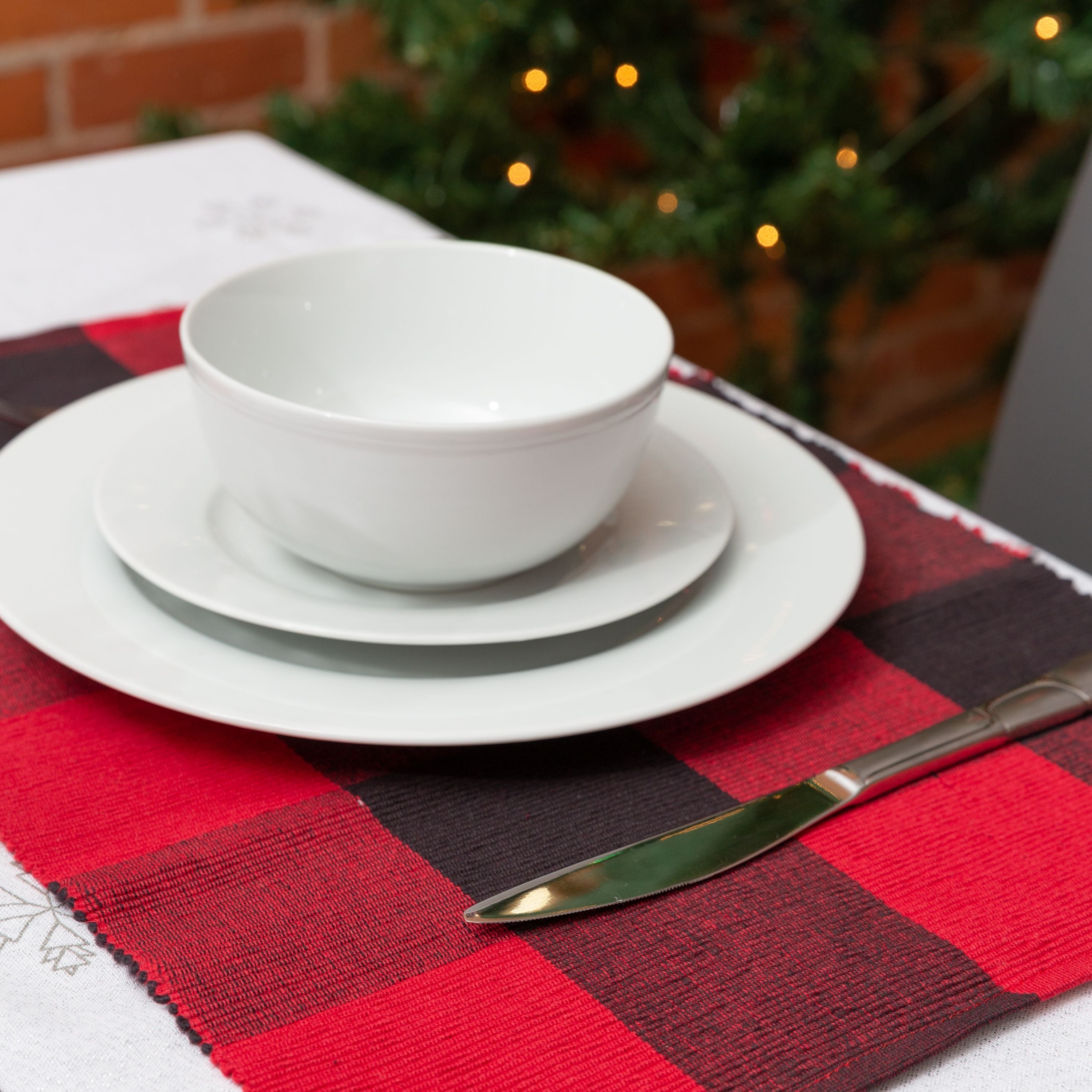 Buffalo Check Cotton Placemats- Set of 4